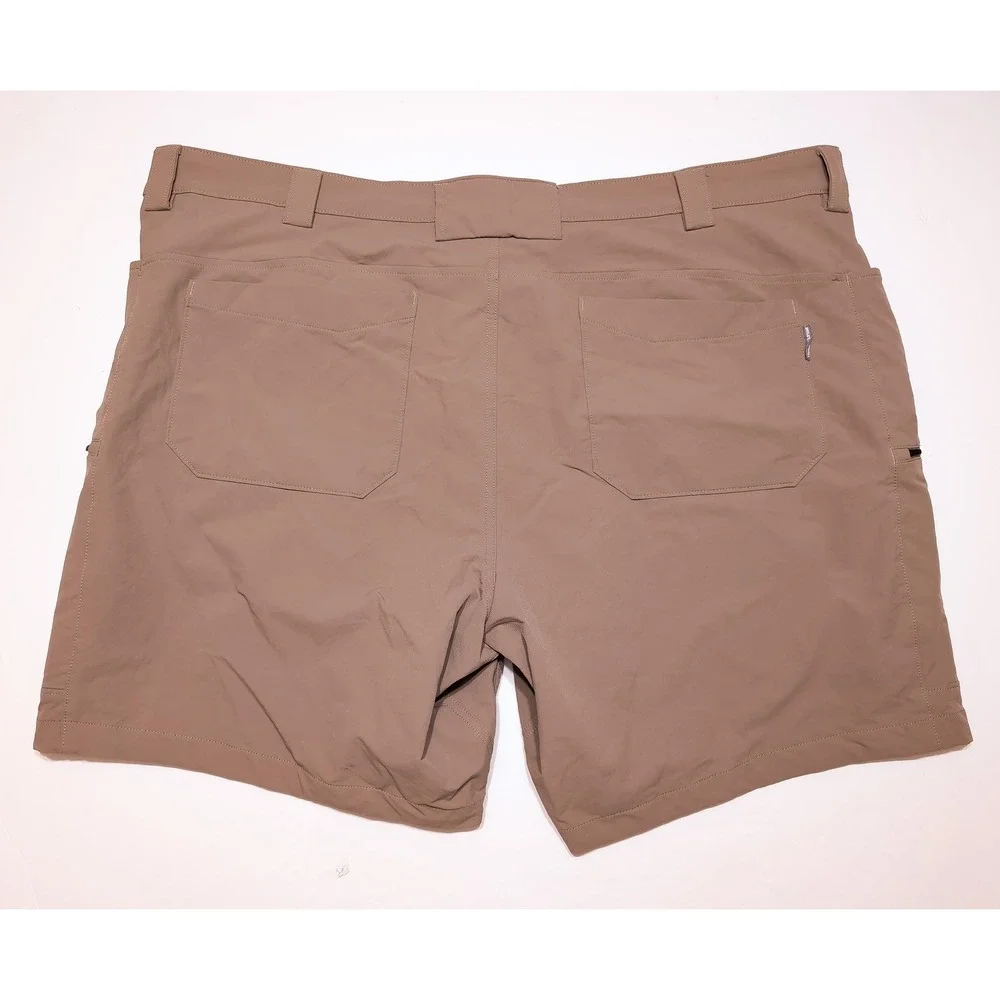 DULUTH Flexpedition Cargo Shorts Mens 48 Brown EXCELLENT 9in Inseam 36323